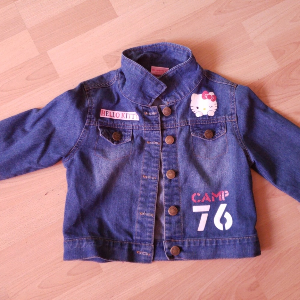 Hello kitty jean jacket
